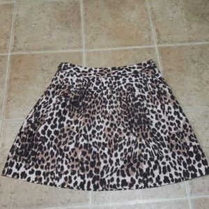 New York & Co Leopard Skirt